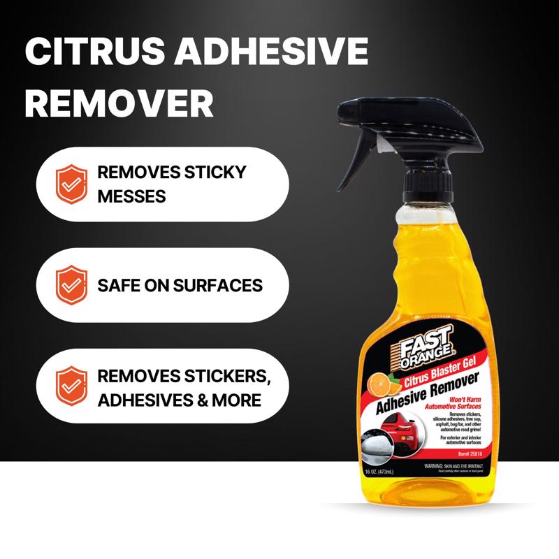 Fast Orange Gel Adhesive Remover 16 oz