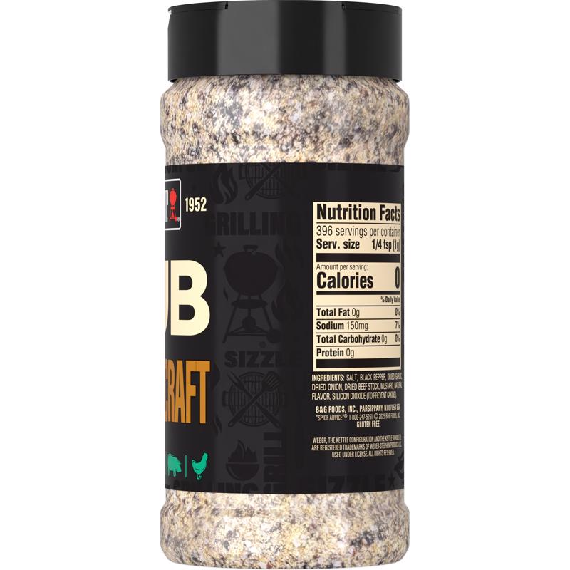 Weber Peppercraft BBQ Rub 14 oz