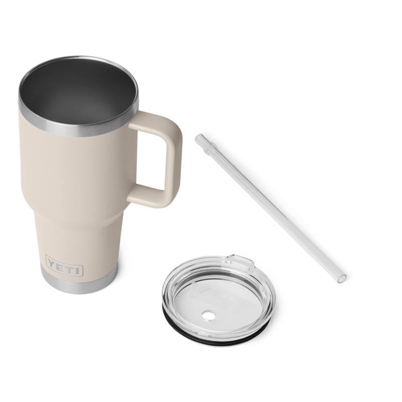 YETI Rambler 35 oz Cape Taupe BPA Free 2.0 Straw Mug