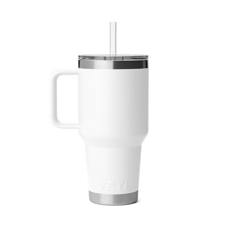 YETI Rambler 35 oz White BPA Free 2.0 Straw Mug