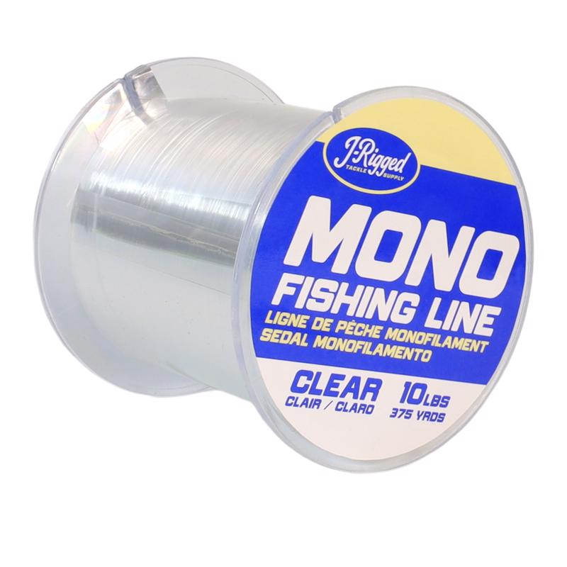 J-Rigged Monofilament Fishing Line 10 lb. capacity 375 yd