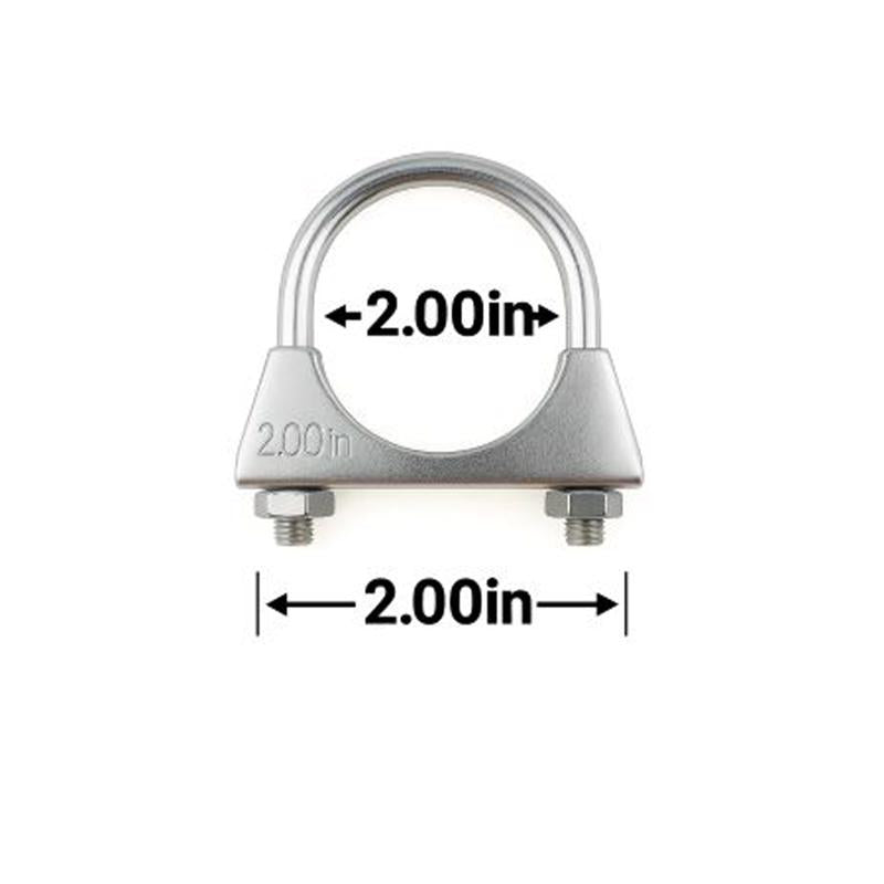 Power Sentry 2 in. Galvanized Steel Muffler Clamp