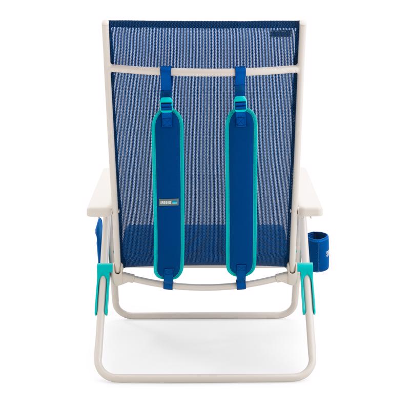 Shibumi 4-Position Blue Hi-Back Folding Chair