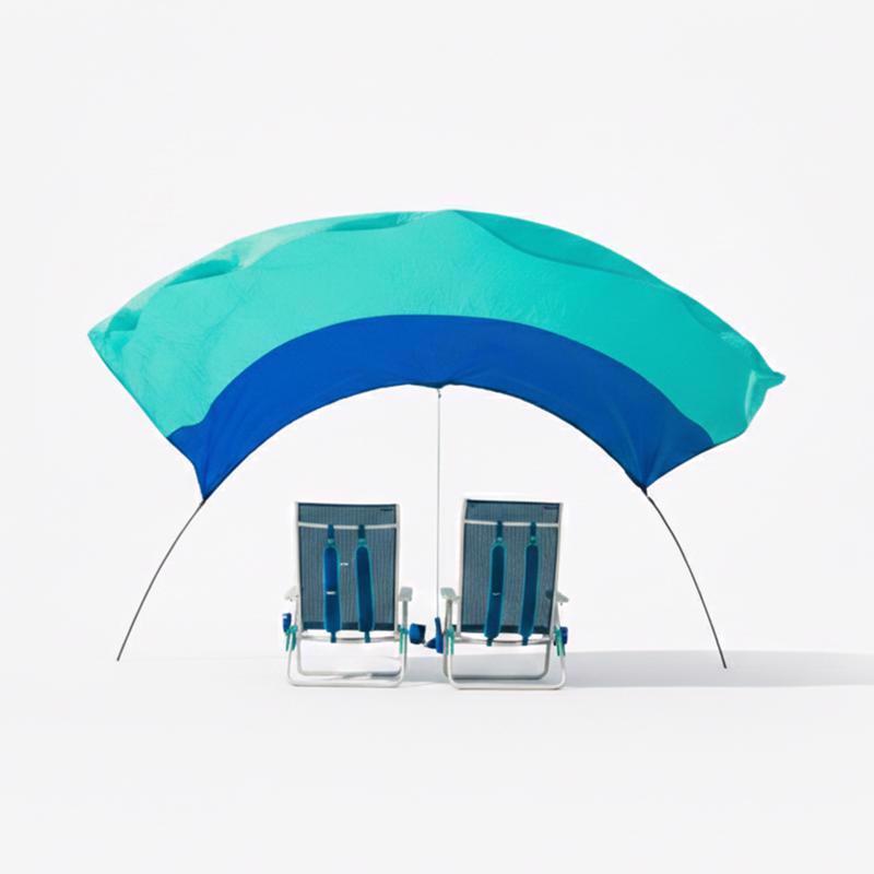 Shibumi Polyester Beach Shelter 6 ft. H X 10 ft. W X 7.5 ft. L