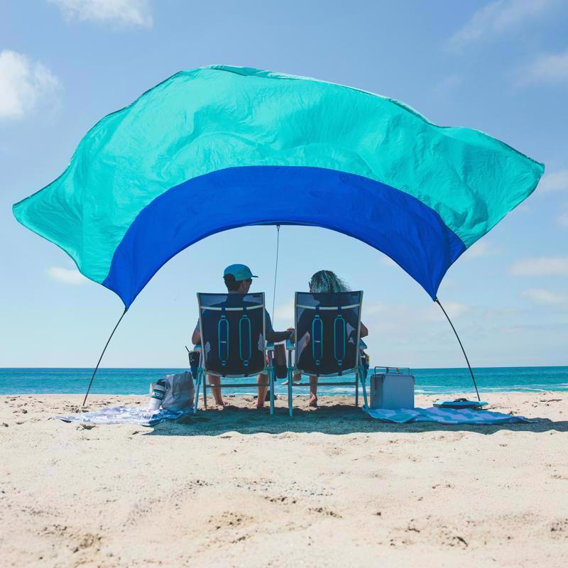 Shibumi Polyester Beach Shelter 6 ft. H X 10 ft. W X 7.5 ft. L