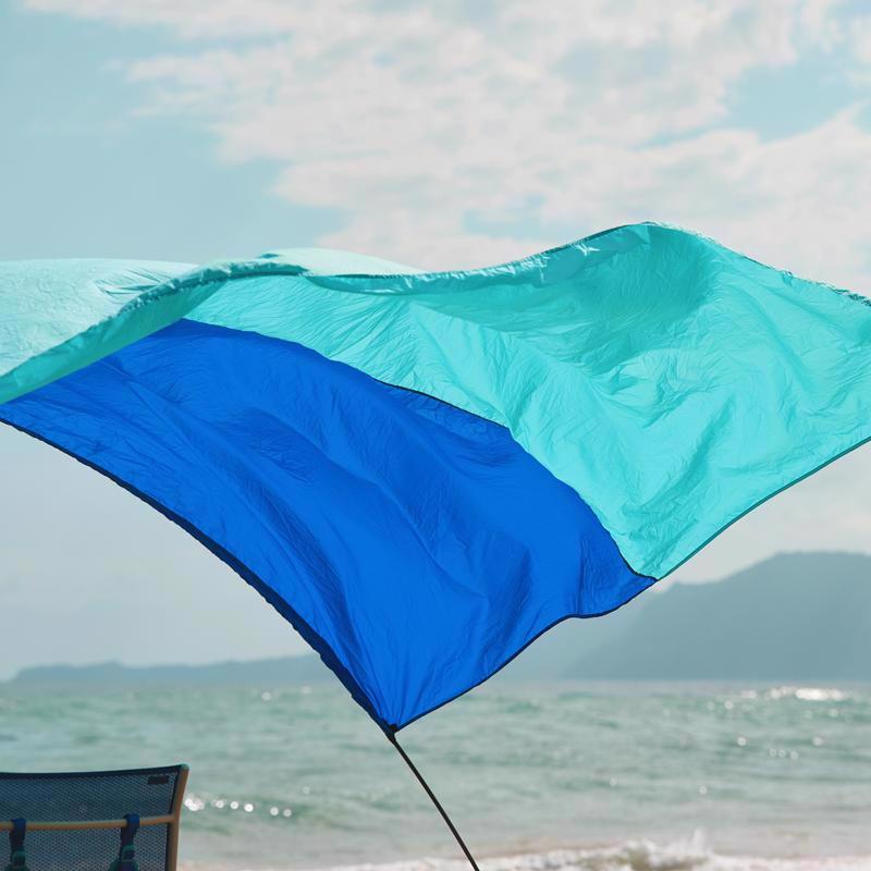 Shibumi Polyester Beach Shelter 6 ft. H X 10 ft. W X 7.5 ft. L