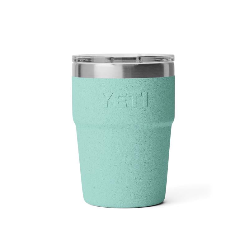 YETI Rambler 16 oz Sea Stone BPA Free Tumbler with MagSlider Lid