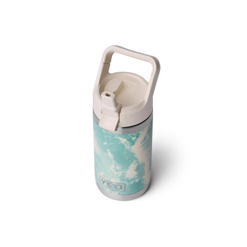 YETI Rambler Jr. 12 oz Sea View BPA Free Insulated Kids Water Bottle w/Straw