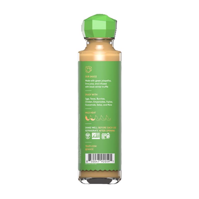 Truff Gluten Free Black Truffle Jalapeno Lime Hot Sauce 4 oz