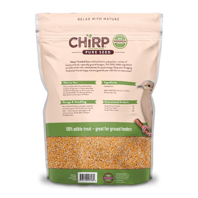 Chirp Pure Seed Cracked Corn Wild Bird Food 10 lb