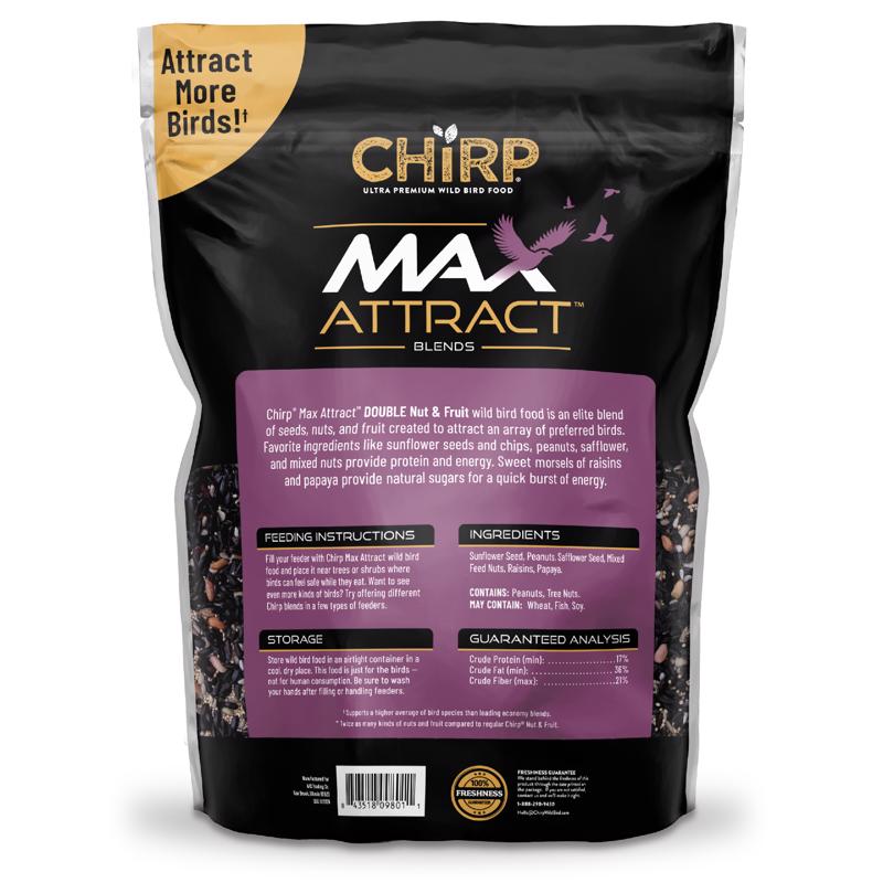 Chirp Max Attract Nut and Fruit Wild Bird Food 7.5 lb