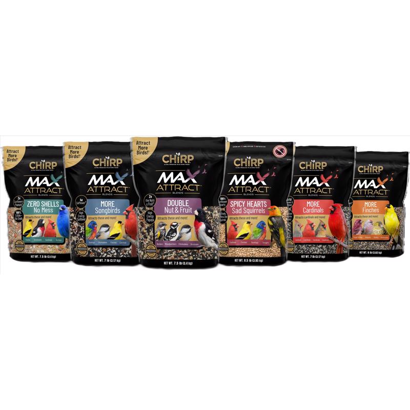 Chirp Max Attract Nut and Fruit Wild Bird Food 15 lb