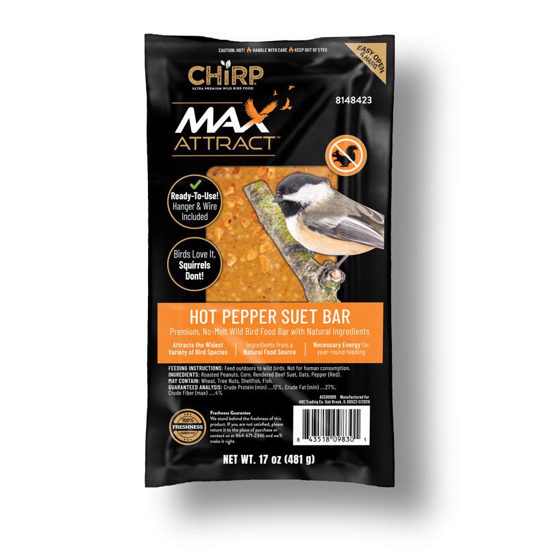 Chirp Max Attract Hot Pepper Suet 17 oz