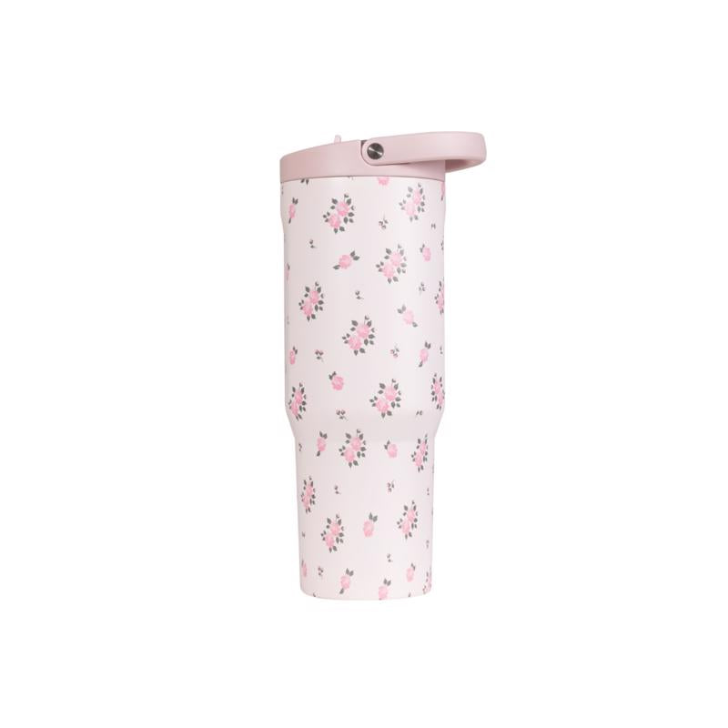 Hydrojug 40 oz Wildrose BPA Free Sports Water Bottle w/Straw