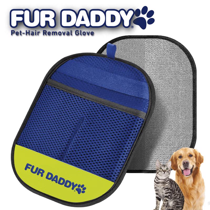 Fur Daddy Cat/Dog Grooming Gloves