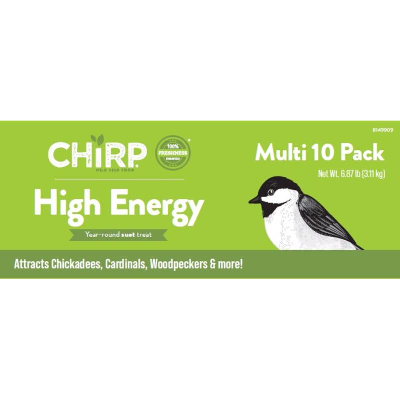 Chirp High Energy Suet Mixed Seed Suet 11 oz