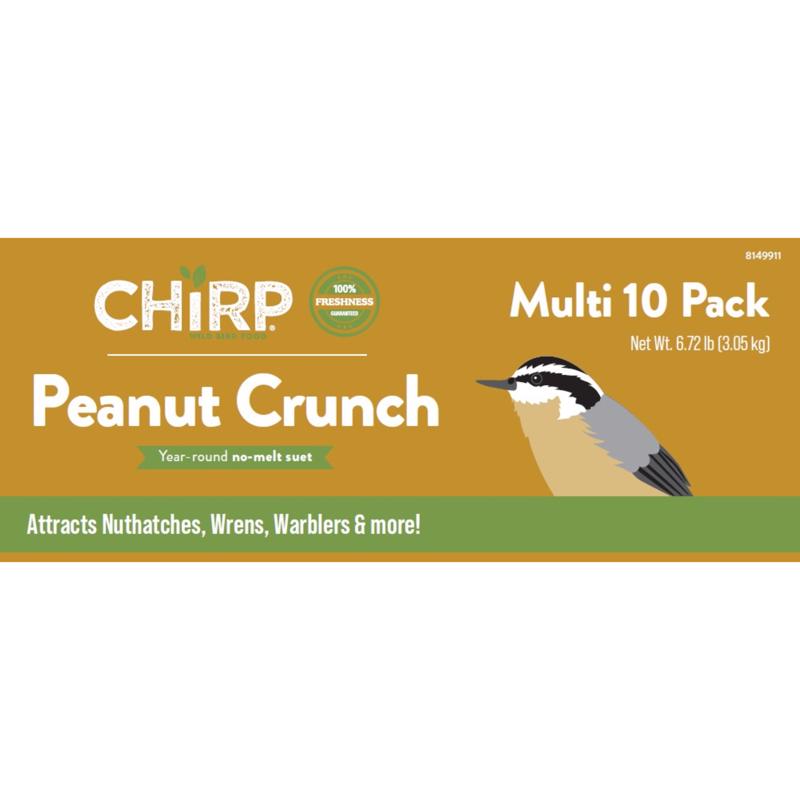 Chirp Peanut No Melt Peanut Suet 10.75 oz