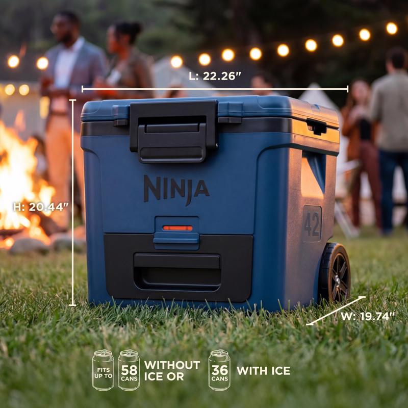 Ninja FrostVault Blue 42 qt Hard Cooler