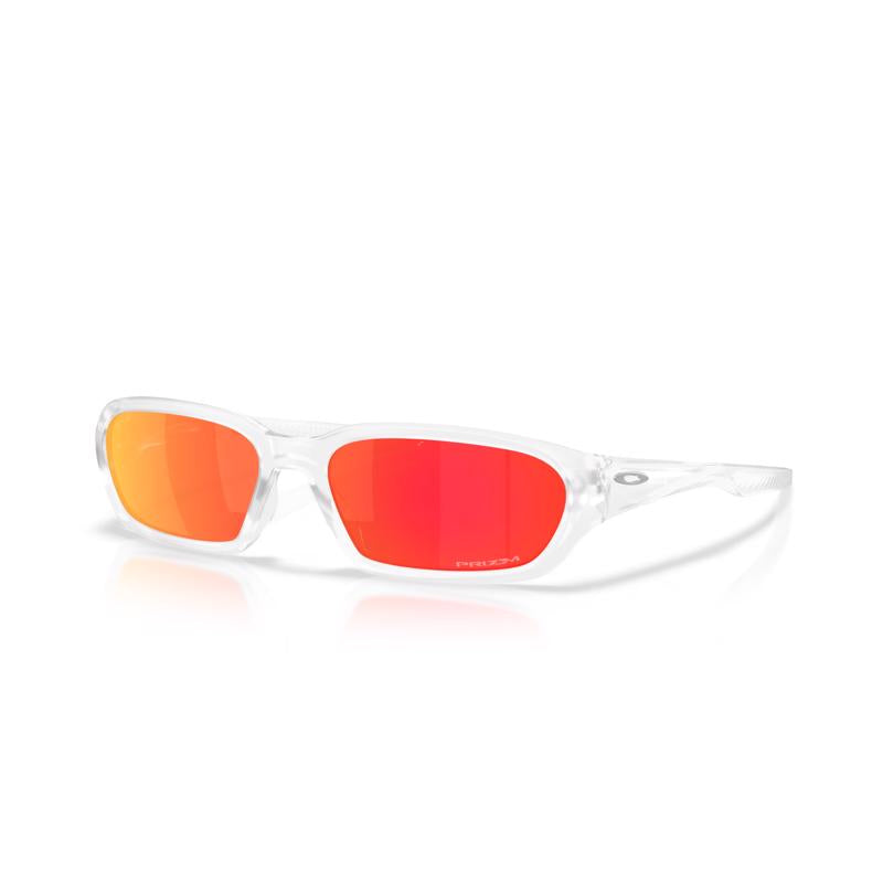 Oakley Terraforma Sunglasses Matte Clear Frame Prizm Ruby Lens