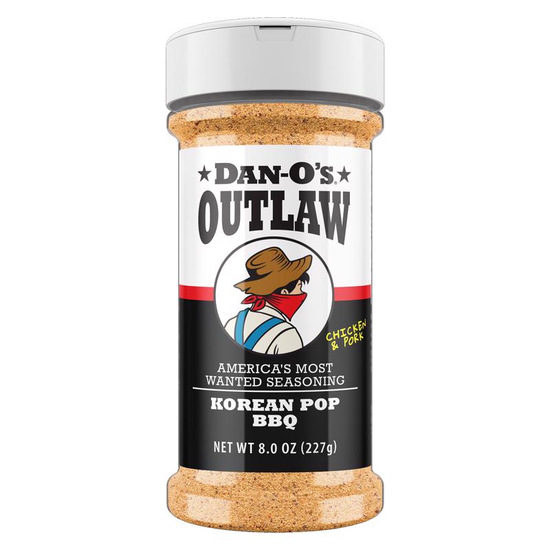 Dan-O's Outlaw Korean Pop BBQ Seasoning 8 oz
