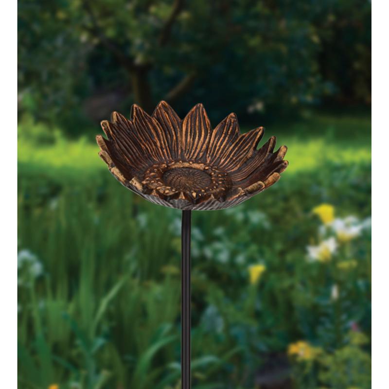 Regal Art & Gift Bronze Metal 36 in. H X 7 in. W Outdoor Garden Stake