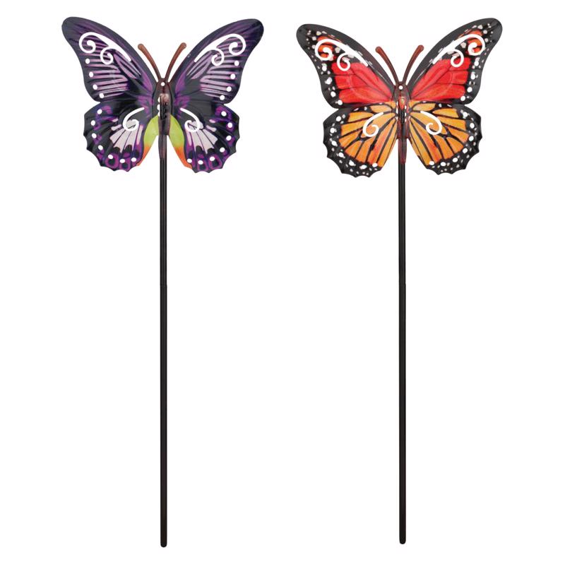 Regal Art & Gift Multicolored Metal 18.25 in. H X 6.75 in. W Planter Stake