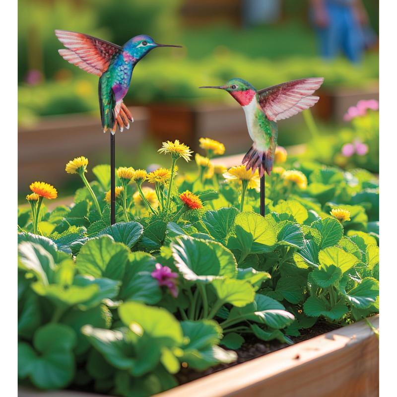 Regal Art & Gift Multicolored Metal 18.25 in. H X 6.75 in. W Planter Stake