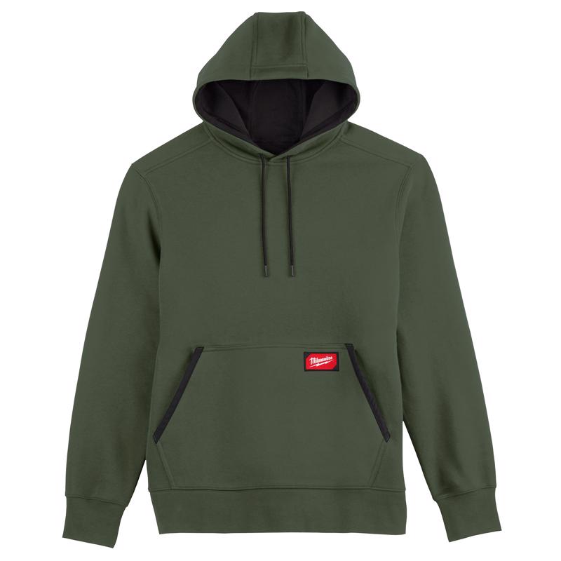 Milwaukee Tool Freeflex XXL Long Sleeve Men's Hooded Hoodie Green