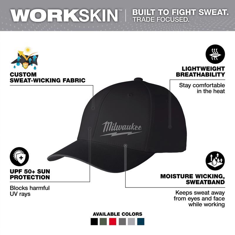Milwaukee Tool Workskin Hat Black L/XL