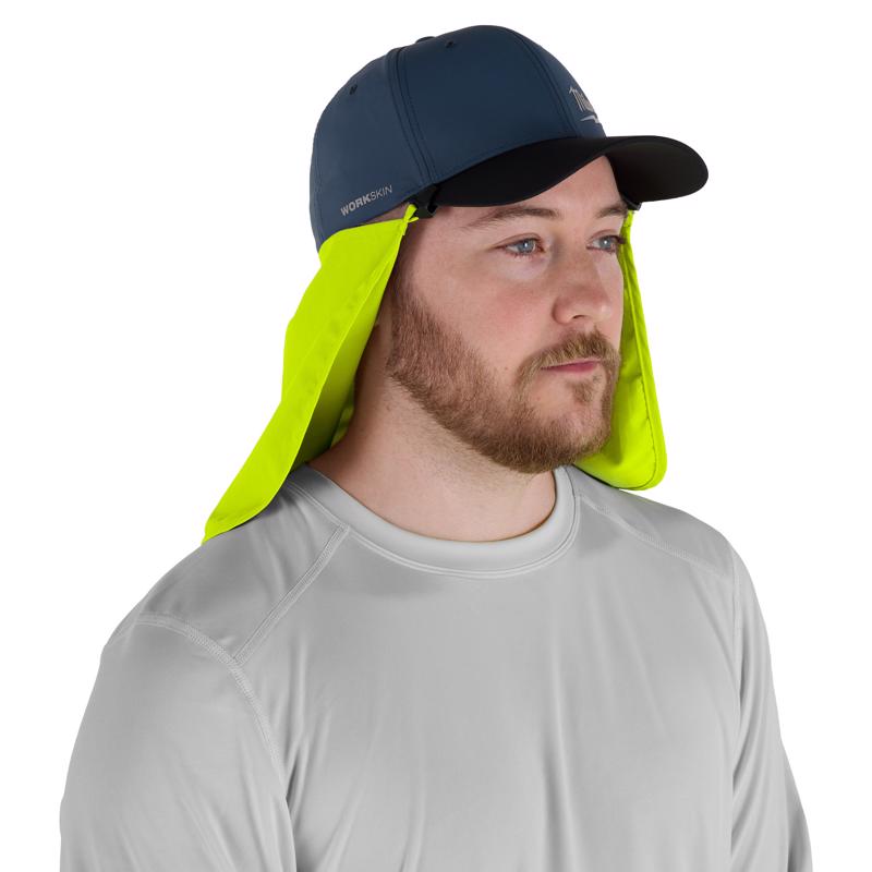 Milwaukee Tool Workskin Hat With Neck Shade Yellow S/M