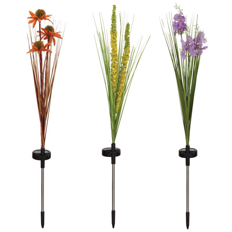 Regal Art & Gift Multicolored Acrylic/Metal 25 in. H X 7 in. L Solar Garden Stake