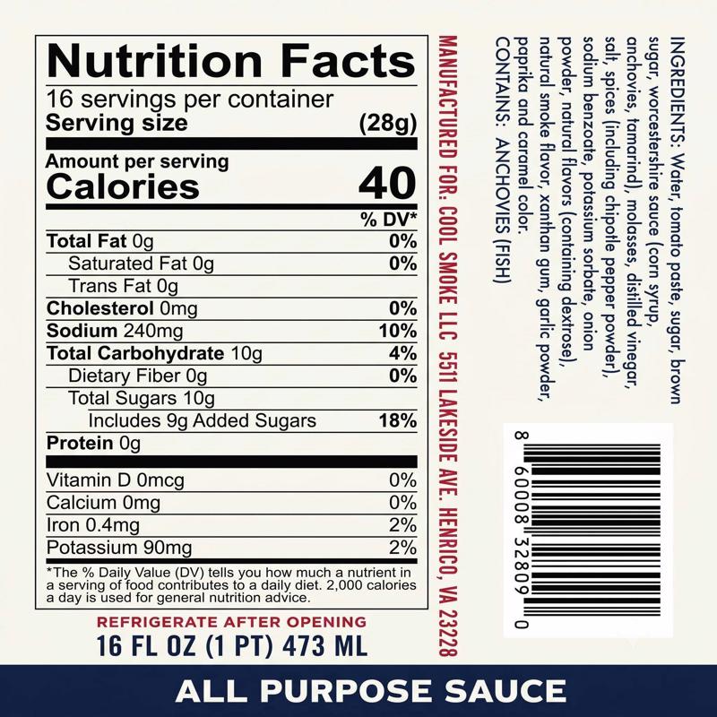 Tuffy Stone BBQ Provisions Chipotle BBQ Sauce 16 oz