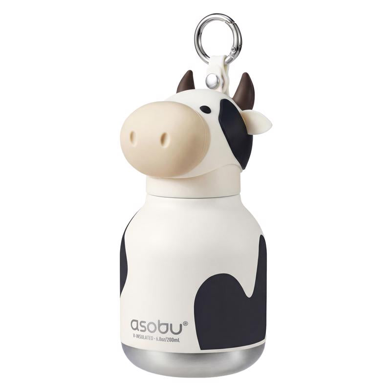 Asobu 6.75 oz WHITE BPA Free Insulated Kids Water Bottle w/Straw