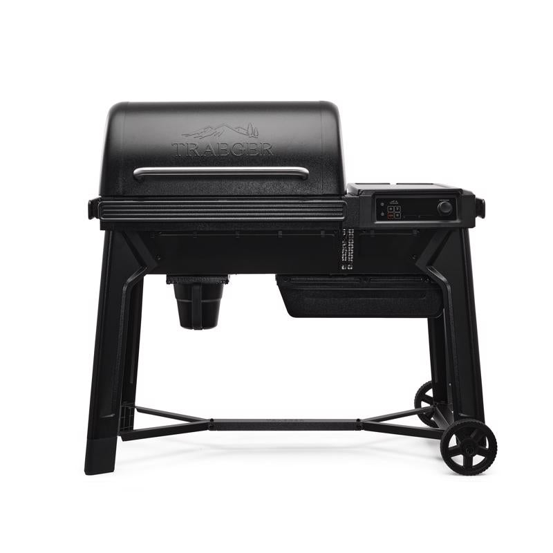 Traeger Woodridge Wood Pellet Grill + Pellets, Folding Shelf, Cover and Drip Tray Liner