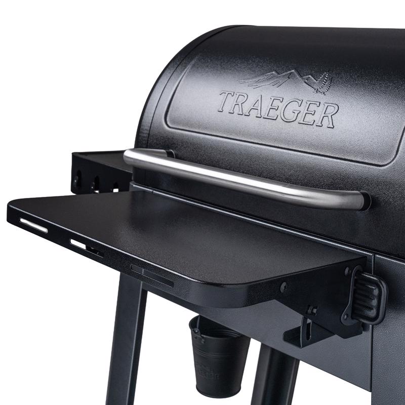 Traeger Woodridge Wood Pellet Grill + Pellets, Folding Shelf, Cover and Drip Tray Liner