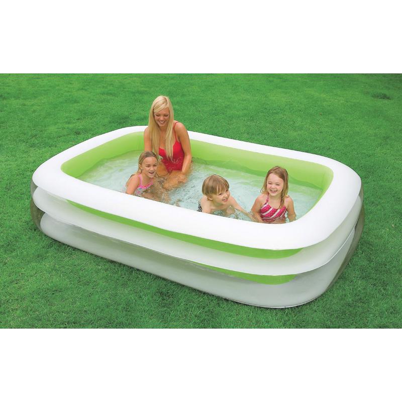 Intex 203 gal Rectangular Plastic Inflatable Pool 22 in. H X 69 in. W X 103 in. L