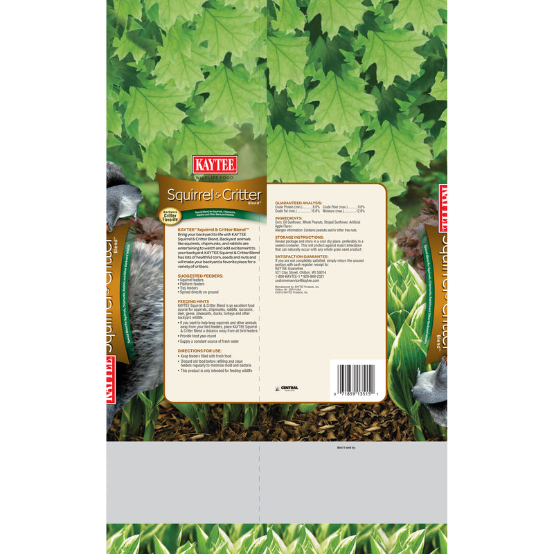 Kaytee Squirrel & Critter Assorted Species Corn Squirrel and Critter Food 10 lb