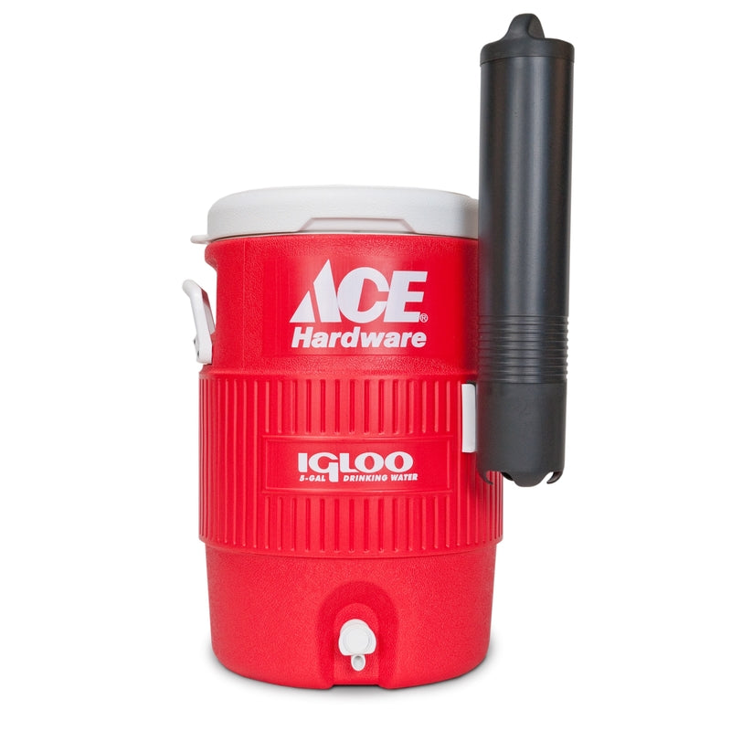 Igloo Ace Red/White 5 gal Water Cooler