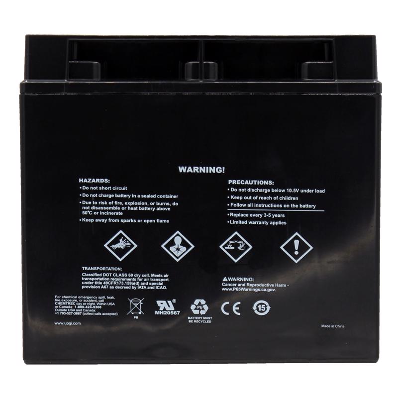 UPG UB12180 18 Ah Lead Acid Battery