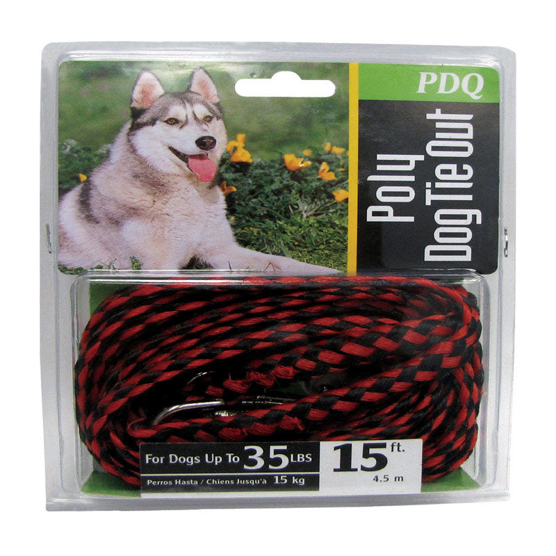 POLY ROPE DOG TIE OUT15'