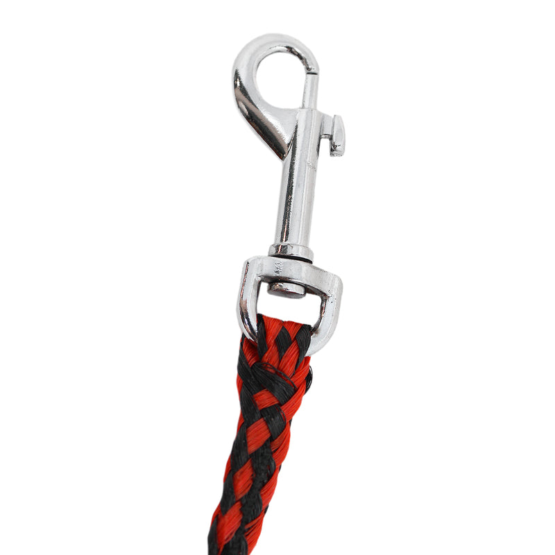 PDQ Red / Black Poly Dog Tie Out Rope Small/Medium