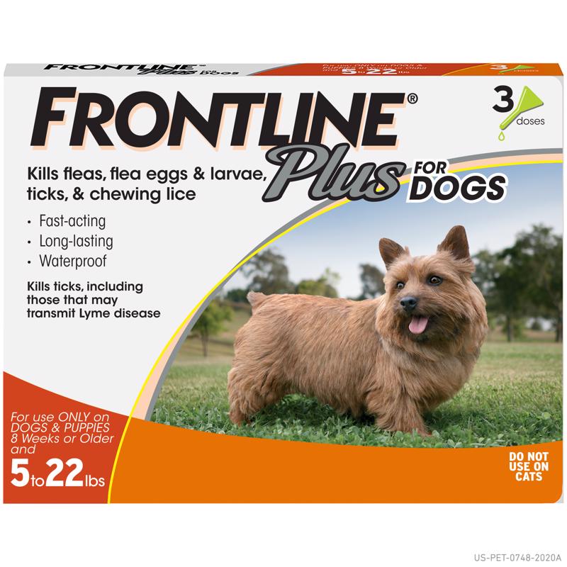 FRONTLINE + DOGS 0-22LBS