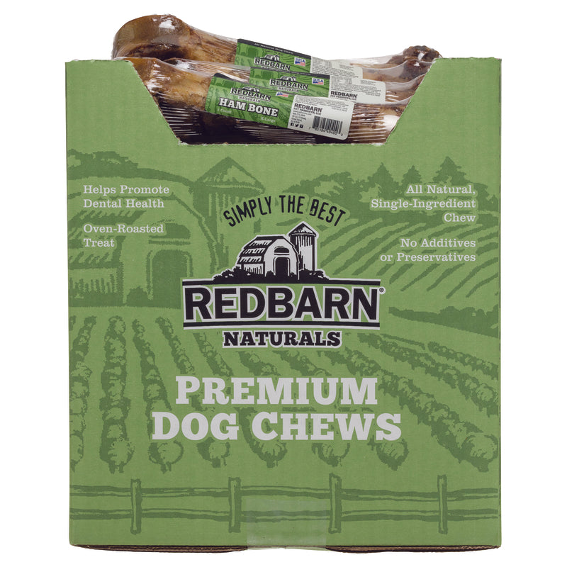 Redbarn Naturals Pork Ham Bone Grain Free Bone For Dogs 9 in. 1 pk