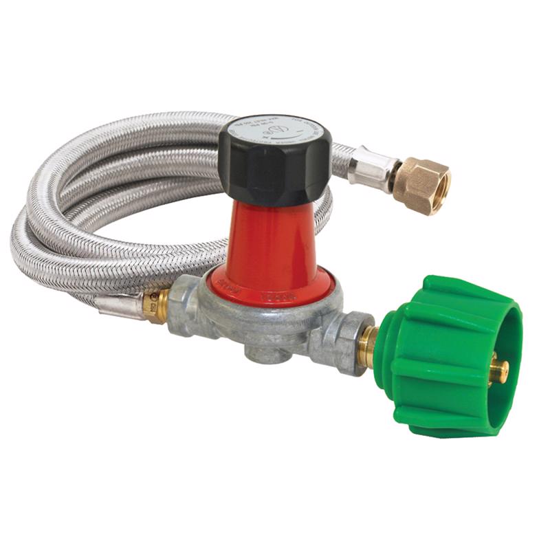 PRPANE HOSE & REG SS 48"