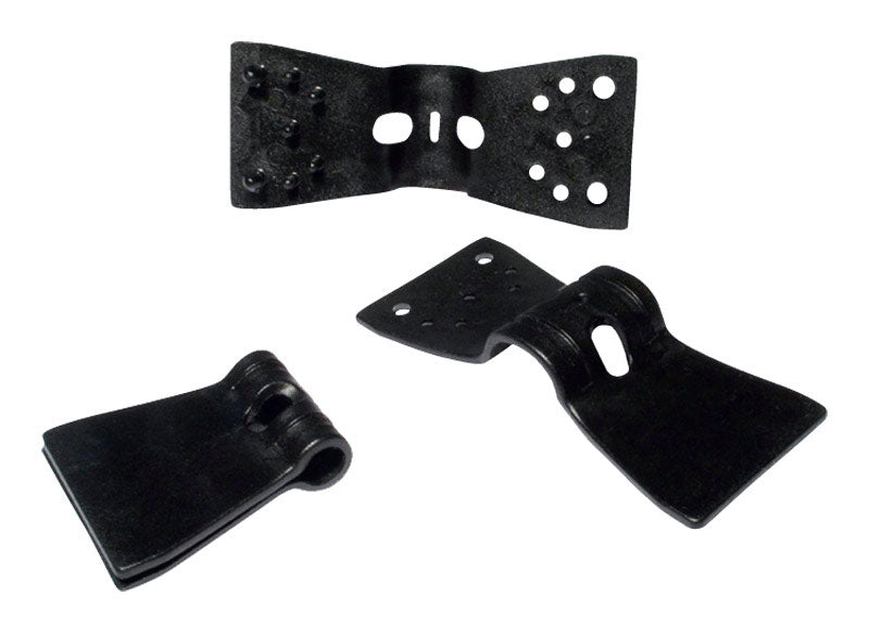 BUTTERFLY CLIPS BLK 20PK