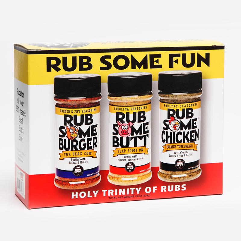 RUB SOME FUN ASSD 3PC
