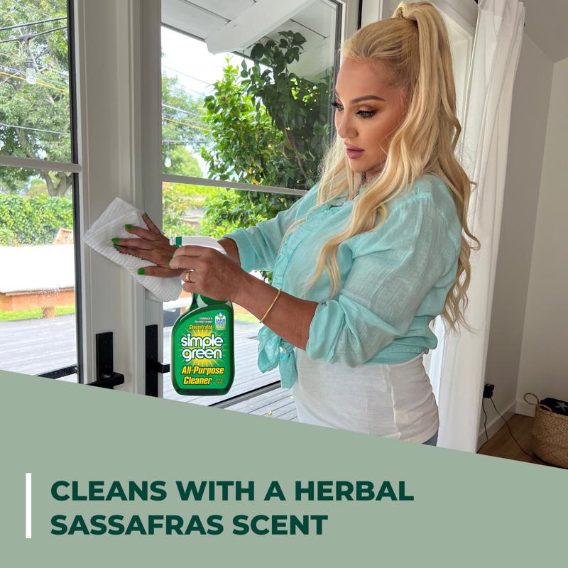 Simple Green Sassafras Scent Concentrated All Purpose Cleaner Liquid 24 oz