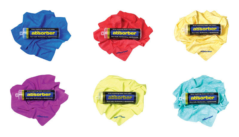 The Absorber 27 in. L X 17 in. W Synthetic Chamois 1 pk