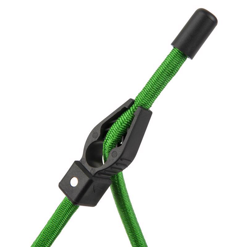 Keeper Lock-It Green Adjustable Bungee Cord 36 in. L X 0.5 in. 1 pk