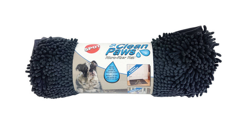NS PAW MAT GRAY 24X35"
